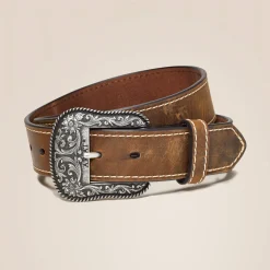 Ariat Gürtel|Gürtel*Accent Stitch Belt BROWN