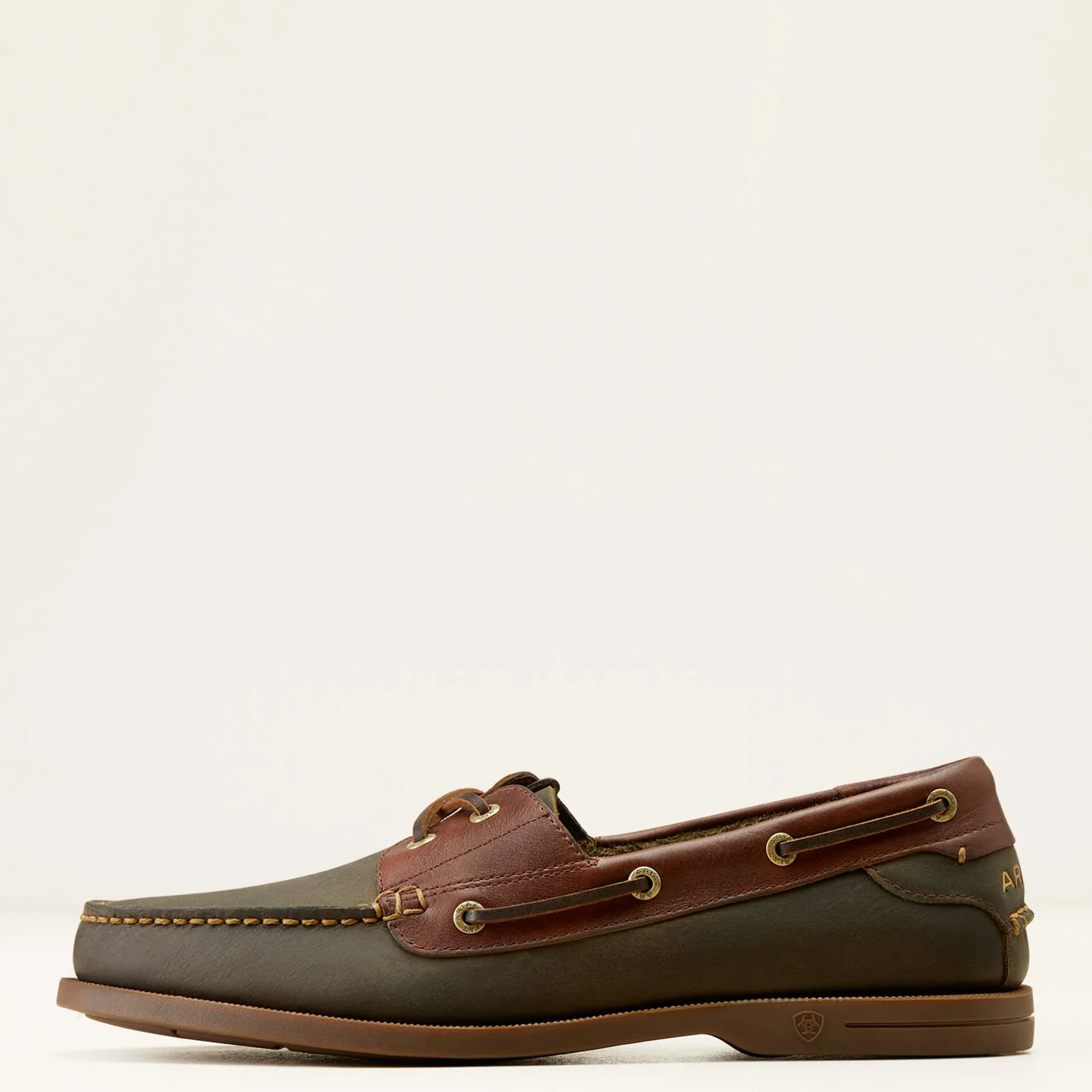 Ariat Country*Antigua Boat Shoe OLIVE NIGHT