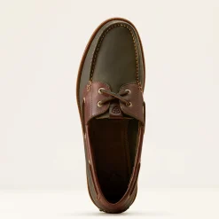 Ariat Country*Antigua Boat Shoe OLIVE NIGHT