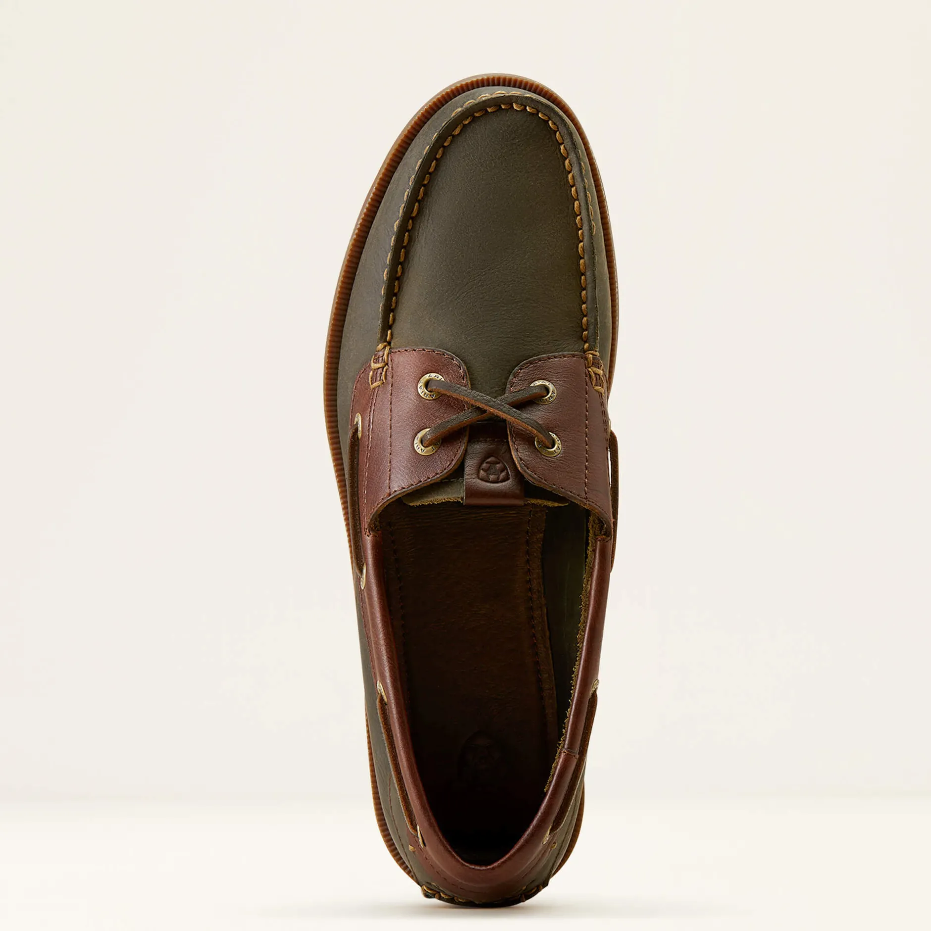 Ariat Country*Antigua Boat Shoe OLIVE NIGHT