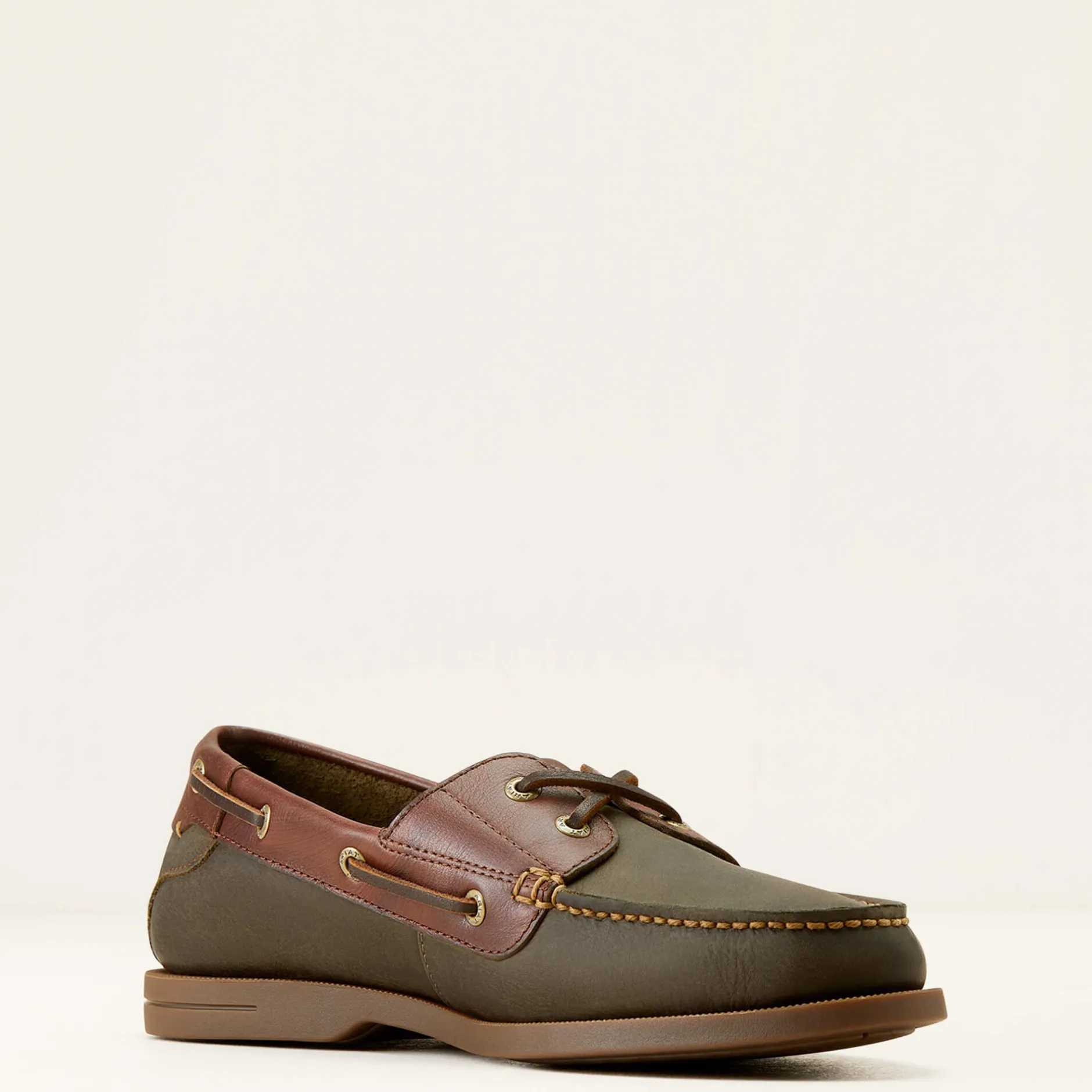 Ariat Country*Antigua Boat Shoe OLIVE NIGHT