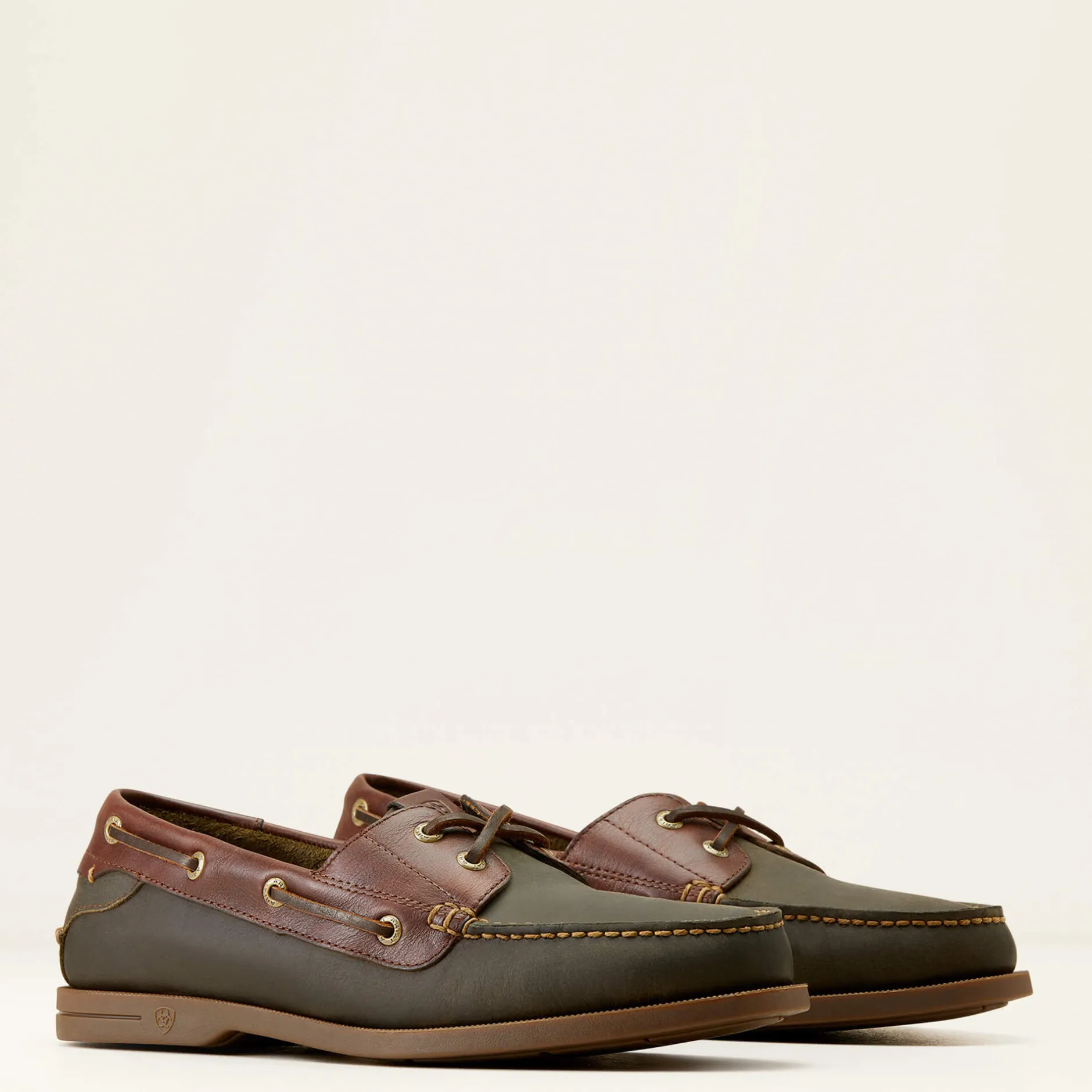 Ariat Country*Antigua Boat Shoe OLIVE NIGHT