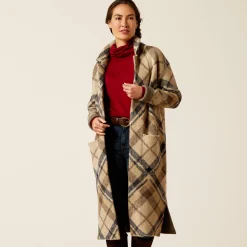 Ariat Sweatshirts & Hoodies|Strickmode & Cardigans*Ballston Cardigan OATMEAL PLAID
