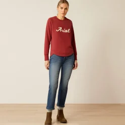 Ariat Sweatshirts & Hoodies*Benicia Sweatshirt BURNT RUSSET