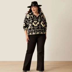 Ariat Hoodies & Sweatshirts|Sweatshirts & Hoodies*Berber Snap Front Sweatshirt WINSLOW SOUTHWEST PRINT