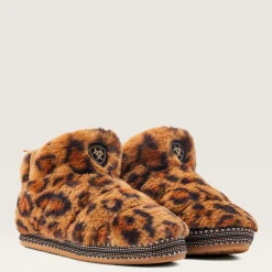Ariat Pantoletten*Bootie Slipper FUZZY LEOPARD PRINT