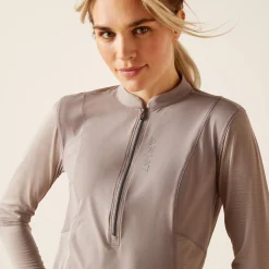 Ariat Oberteile & T-Shirts*Breathe 1/4 Zip Baselayer ZINC
