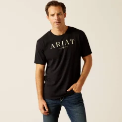Ariat Oberteile & T-Shirts*B&W Logo T-Shirt BLACK