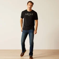 Ariat Oberteile & T-Shirts*B&W Logo T-Shirt BLACK