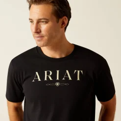 Ariat Oberteile & T-Shirts*B&W Logo T-Shirt BLACK