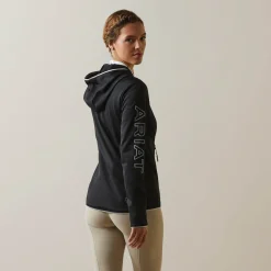 Ariat Sweatshirts & Hoodies*Byron Full Zip Hoodie BLACK