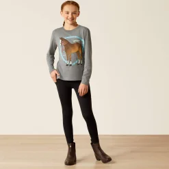 Ariat Oberteile & T-Shirts*Champion Pony T-Shirt HEATHER GREY