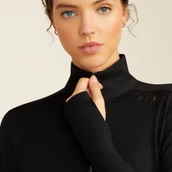 Ariat Oberteile & T-Shirts*Cheviot 1/4 Zip Baselayer BLACK