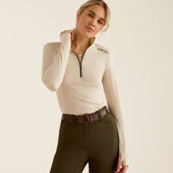 Ariat Oberteile & T-Shirts*Cheviot 1/4 Zip Baselayer SUMMER SAND