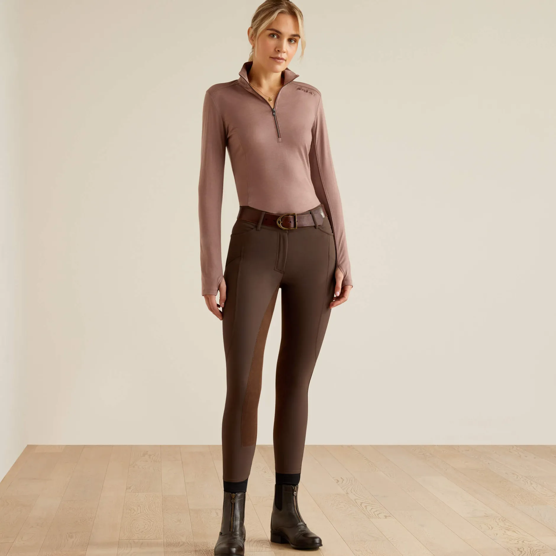 Ariat Oberteile & T-Shirts*Cheviot 1/4 Zip Baselayer TWILIGHT MAUVE
