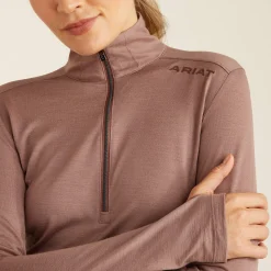 Ariat Oberteile & T-Shirts*Cheviot 1/4 Zip Baselayer TWILIGHT MAUVE