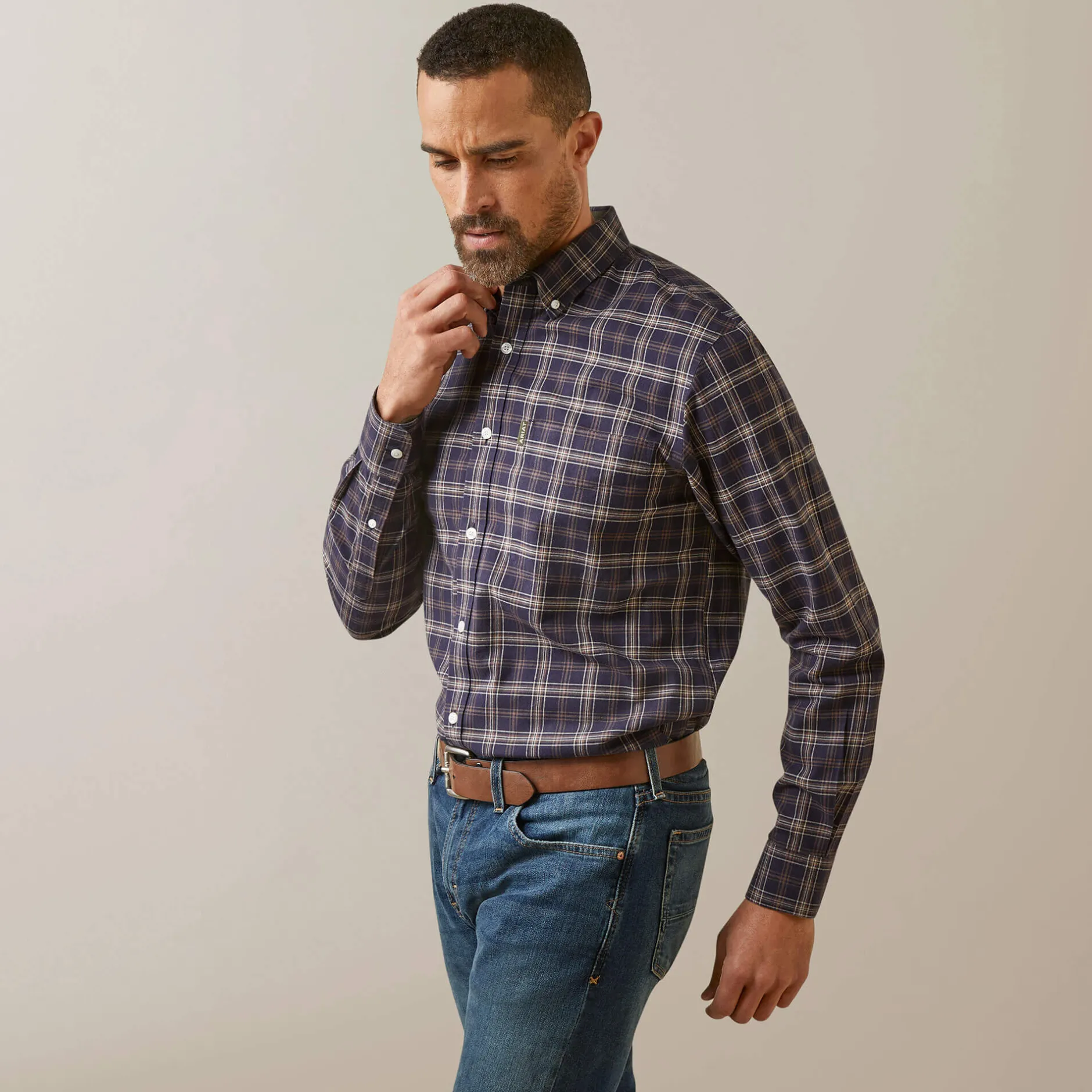 Ariat Oberteile & T-Shirts*Clement Shirt NAVY PLAID