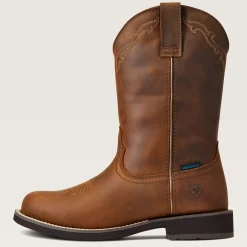 Ariat Performance Westernstiefel|Wasserdichte Schuhe*Delilah Round Toe Waterproof Western Boot DISTRESSED BROWN