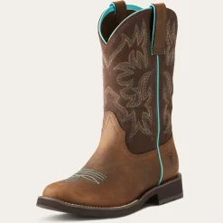 Ariat Performance Westernstiefel|Western*Delilah Round Toe Western Boot DISTRESSED BROWN