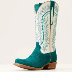 Ariat Performance Westernstiefel|Western*Derby Monroe Western Boot ANCIENT TURQUOISE ROUGHOUT
