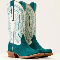 Ariat Performance Westernstiefel|Western*Derby Monroe Western Boot ANCIENT TURQUOISE ROUGHOUT