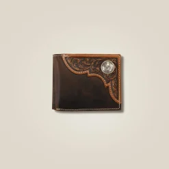 Ariat Geldbörsen*Filigree Corner Bifold Wallet BROWN