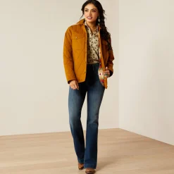 Ariat Jacken|Oberbekleidung*Grizzly Quilted Barn Jacket CHESTNUT HORSE