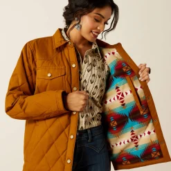 Ariat Jacken|Oberbekleidung*Grizzly Quilted Barn Jacket CHESTNUT HORSE