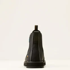 Ariat Pull-On Arbeitsschuhe|Wasserdichte Schuhe*Groundbreaker Chelsea Waterproof Steel Toe Work Boot BLACK