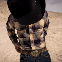 Ariat Westernhemden|Oberteile & T-Shirts*Hale Retro Fit Western Shirt PALE KHAKI