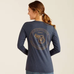Ariat Oberteile & T-Shirts*Handcrafted T-Shirt NAVY HEATHER
