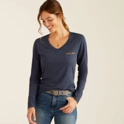 Ariat Oberteile & T-Shirts*Handcrafted T-Shirt NAVY HEATHER