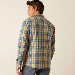 Ariat Westernhemden|Oberteile & T-Shirts*Harlem Retro Fit Western Shirt PALE KHAKI