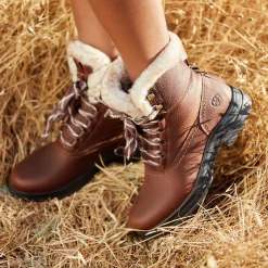 Ariat Wasserdichte Schuhe|Country*Harper Sherpa Waterproof Boot DARK BROWN