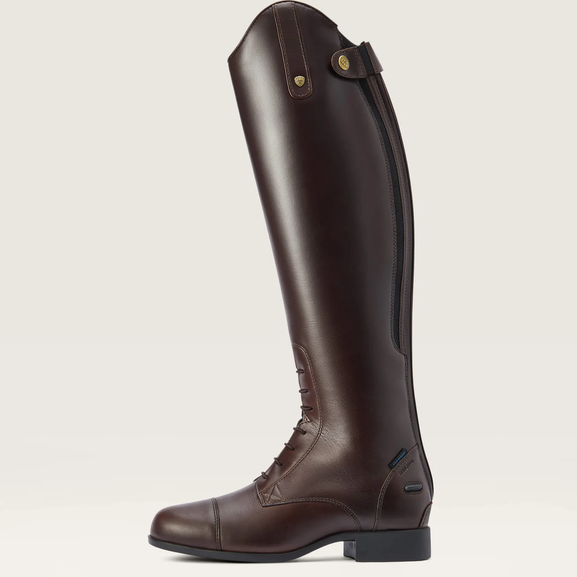Ariat Wasserdichte Schuhe|Reiten*Heritage Contour II Waterproof Insulated Tall Riding Boot WAXED CHOCOLATE