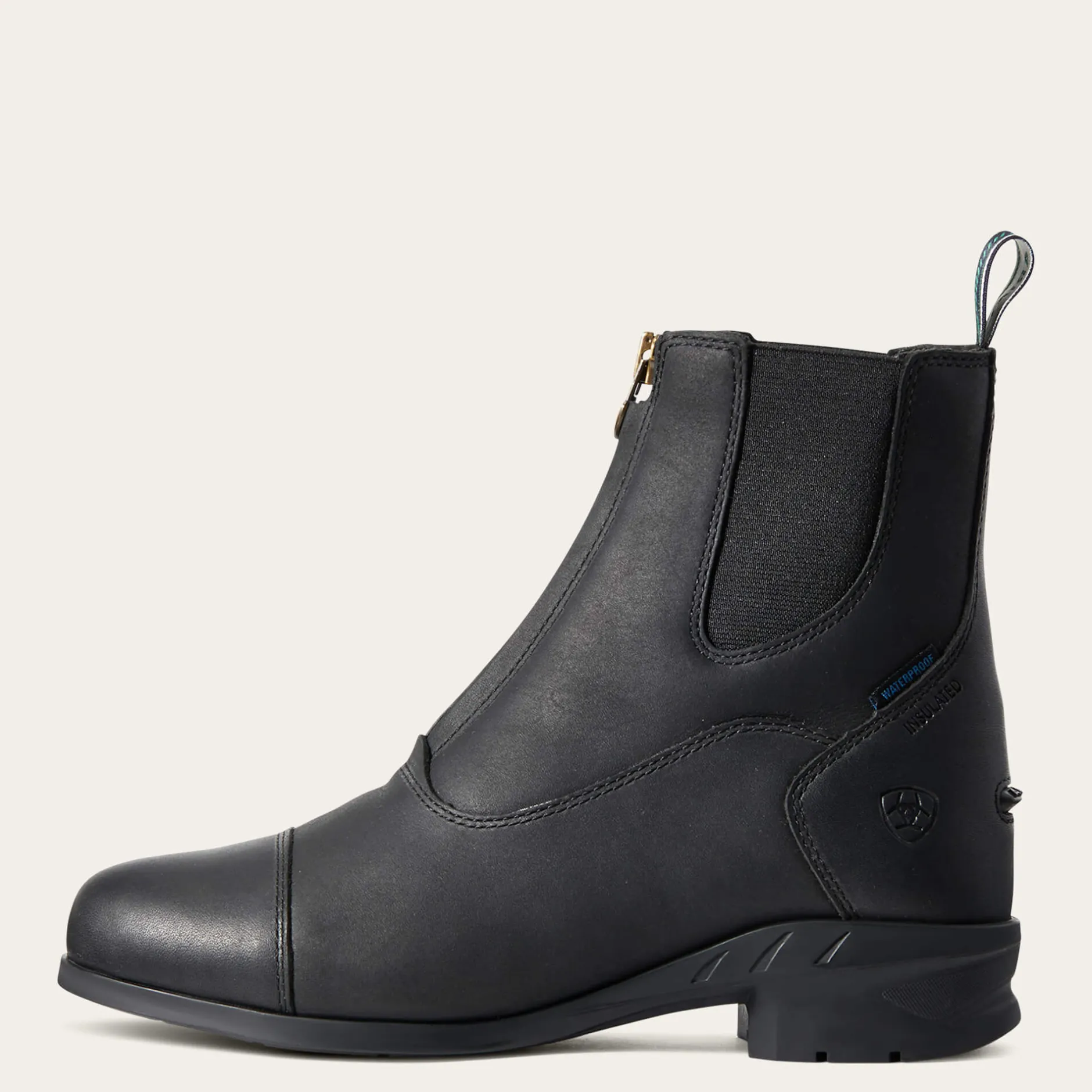 Ariat Wasserdichte Schuhe|Work*Heritage IV Zip Waterproof Insulated Paddock Boot BLACK