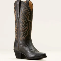 Ariat Fashion-Westernstiefel|Western*Heritage J Toe Stretchfit Western Boot BLACK DEERTAN