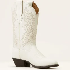 Ariat Fashion-Westernstiefel|Western*Heritage R Toe StretchFit Western Boot DISTRESSED IVORY