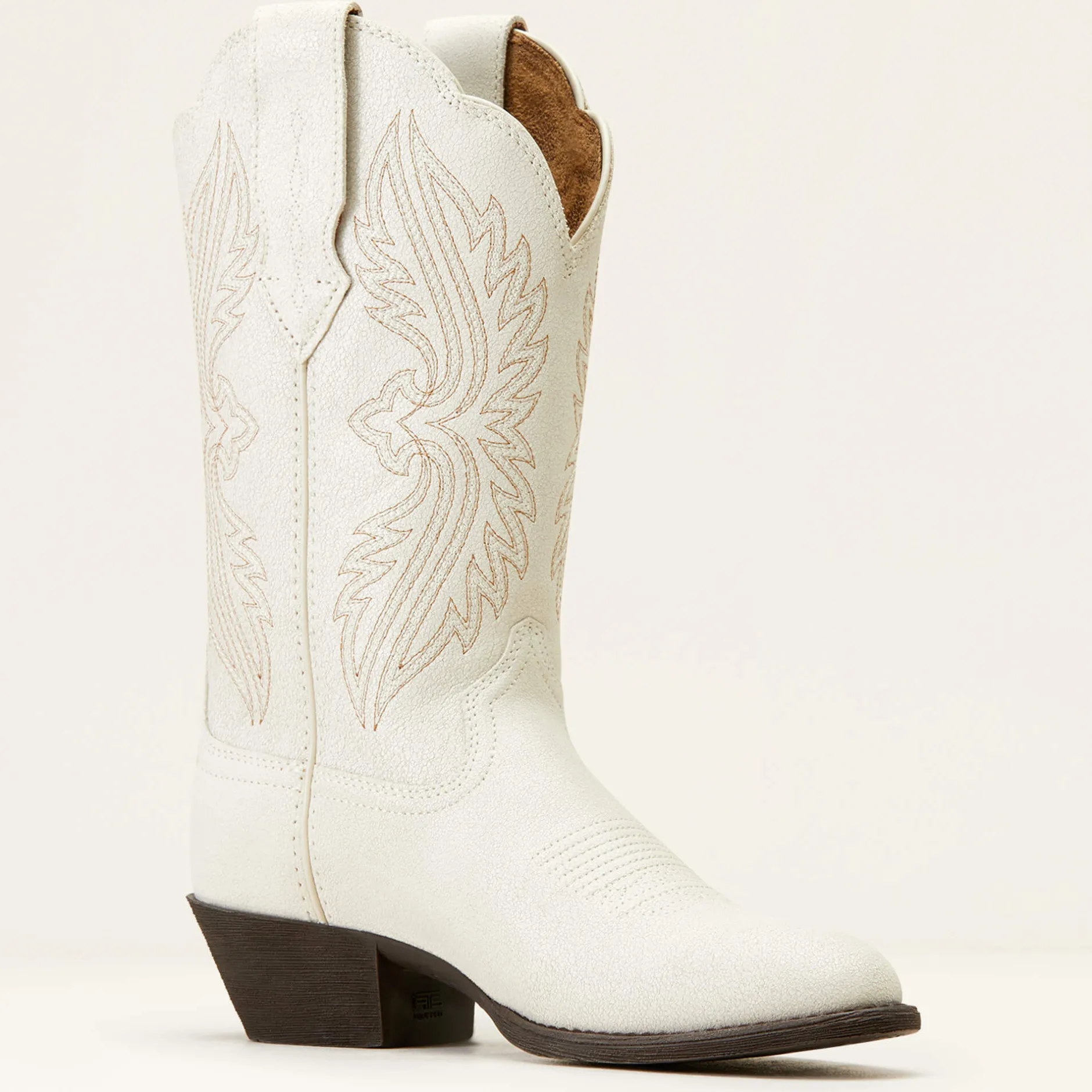 Ariat Fashion-Westernstiefel|Western*Heritage R Toe StretchFit Western Boot DISTRESSED IVORY