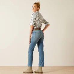 Ariat Denim|Denim*High Rise Bridle Slim Straight Leg Jeans ABELINE
