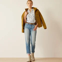 Ariat Denim|Denim*High Rise Bridle Slim Straight Leg Jeans ABELINE