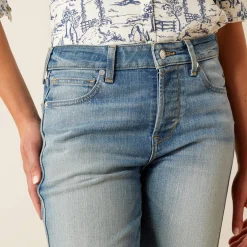 Ariat Denim|Denim*High Rise Bridle Slim Straight Leg Jeans ABELINE
