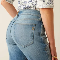 Ariat Denim|Denim*High Rise Bridle Slim Straight Leg Jeans ABELINE