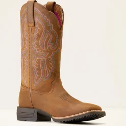 Ariat Performance Westernstiefel|Western*Hybrid Ranchwork Western Boot DISTRESSED TAN