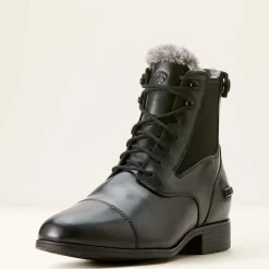 Ariat Reiten*Kendall Back Zip Sherpa Paddock Boot BLACK