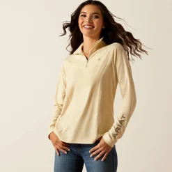 Ariat Oberteile & T-Shirts*Laguna 2.0 1/4 Zip Top SUMMER SAND