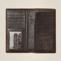 Ariat Geldbörsen*Logo Boot Stitch Rodeo Wallet BROWN