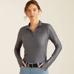 Ariat Oberteile & T-Shirts*Lowell 3.0 1/4 Zip Baselayer QUIET SHADE DOT