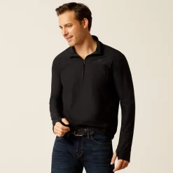 Ariat Oberteile & T-Shirts*Lowell 3.0 1/4 Zip Baselayer BLACK