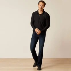 Ariat Oberteile & T-Shirts*Lowell 3.0 1/4 Zip Baselayer BLACK